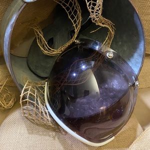 NWOT VINTAGE NOS Paulson Bubble Visor in Smoke